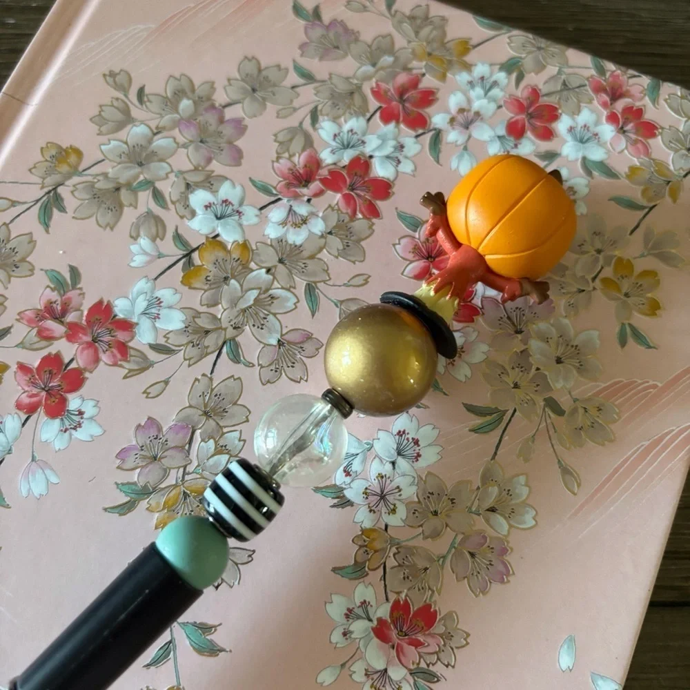Disney Doorables: Nightmare Before Christmas: Pumpkin King handmade beaded pen